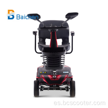 Scooter eléctrico de 4 ruedas de movilidad plegable para discapacidades